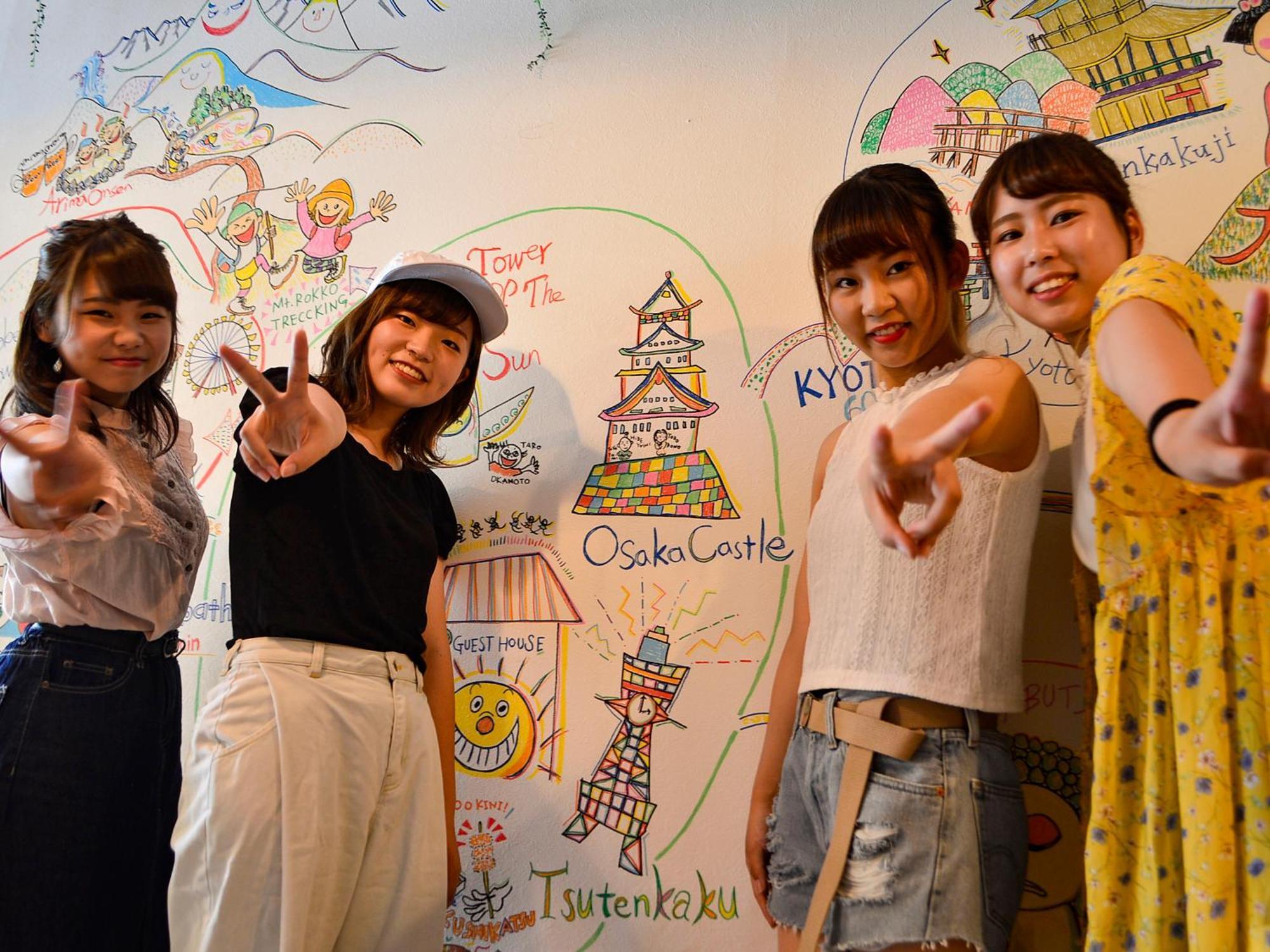 R Guest House Osaka Bagian luar foto